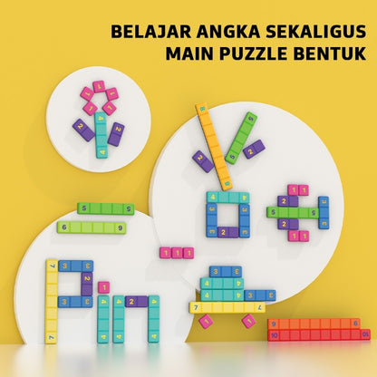 Pinwheel Math Magnetic Blocks Edukasi Latih Matematika Logika Angka Konsentrasi 3 Tahun Ke Atas