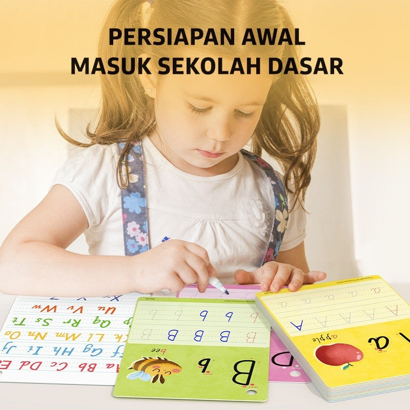 Pinwheel PenPal Kartu Latihan Kontrol Pena Bisa Dihapus Mainan Edukasi Preschool Anak 3 Tahun