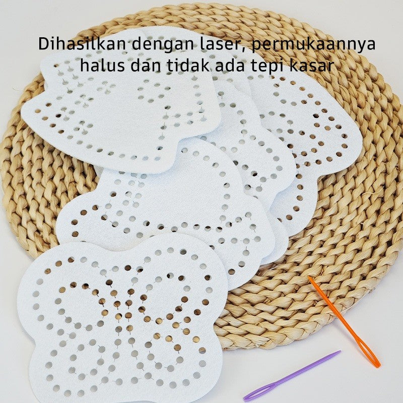 Pinwheel Fun with Yarn Threading Mainan Edukasi Montessori Mengait Benang Anak 3 Tahun Ke Atas