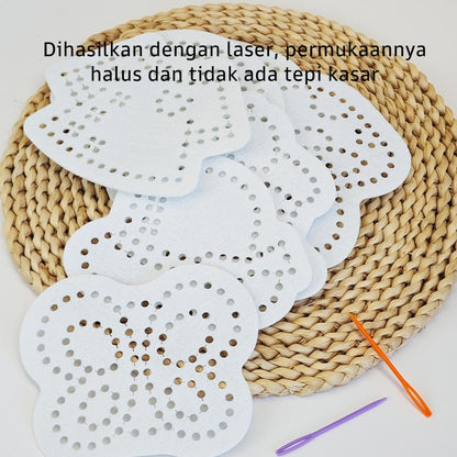 Pinwheel Fun with Yarn Threading Mainan Edukasi Montessori Mengait Benang Anak 3 Tahun Ke Atas