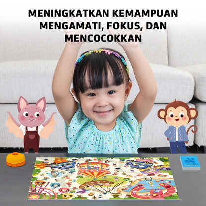 Pinwheel Police Catching Thief Boardgame Mainan Edukatif Latih Fokus Interaksi Keluarga Anak 3 Tahun