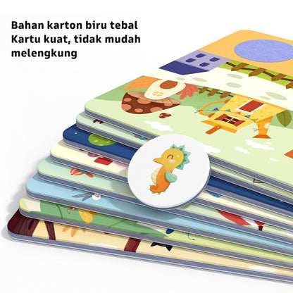 Pinwheel Mainan Edukasi Matching Fun Latih Konsentrasi Motorik Halus Anak TK Usia 3 Hingga 6 Tahun