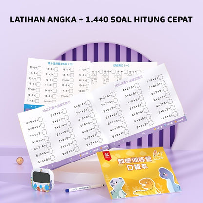 Pinwheel Latihan Pemahaman Angka Matematika Penjumlahan Pengurangan Anak Usia 3 Hingga 7 Tahun