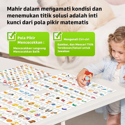 Pinwheel Card Matching Permainan Kartu Edukasi Latih Memori Koordinasi Tangan Mata 3 Tahun Ke Atas