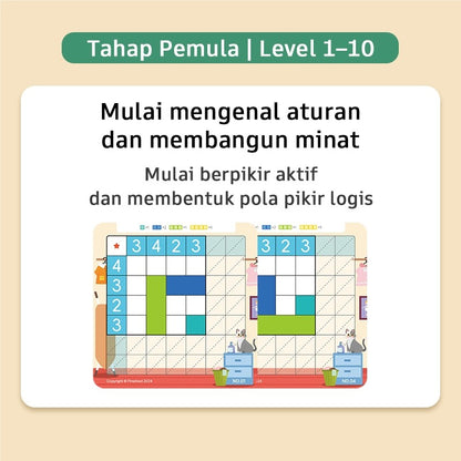 Pinwheel Number Grid Permainan Magnetik Edukasi Latih Logika Matematika Konsentrasi 3 Tahun Ke Atas