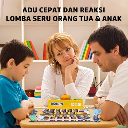 Pinwheel Police Catching Thief Boardgame Mainan Edukatif Latih Fokus Interaksi Keluarga Anak 3 Tahun