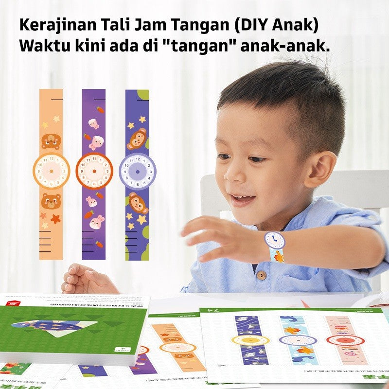 Pinwheel Time Camp Paket Latihan Belajar Jam Waktu Mainan Edukasi Anak TK SD Usia 4 Hingga 8 Tahun