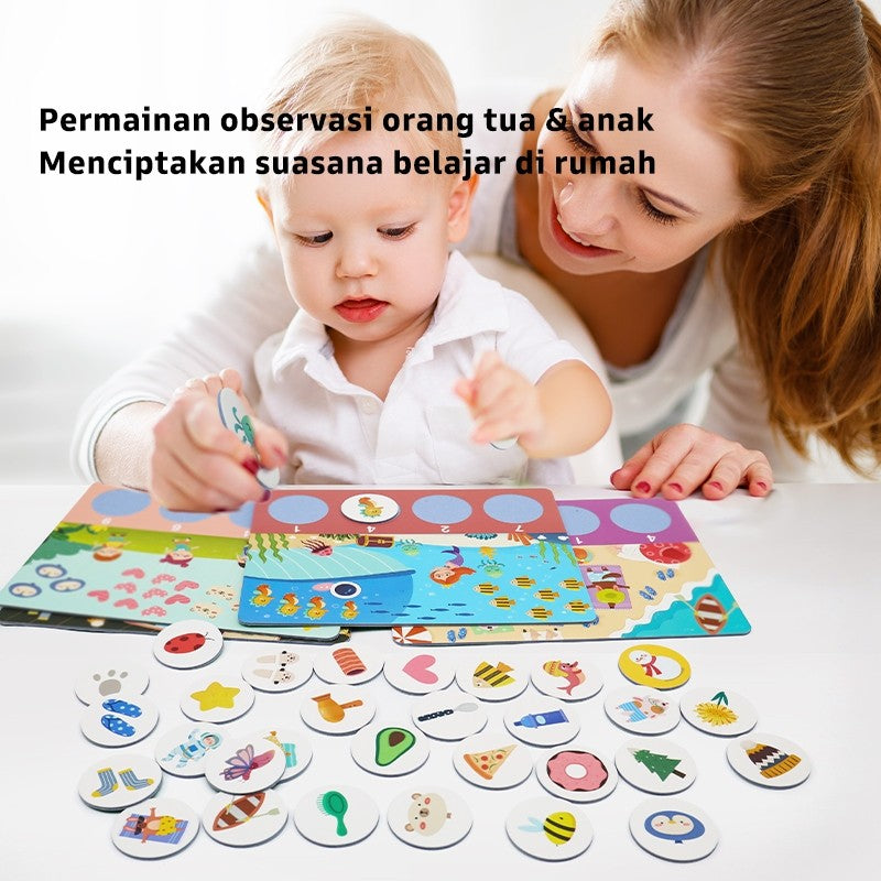 Pinwheel Mainan Edukasi Matching Fun Latih Konsentrasi Motorik Halus Anak TK Usia 3 Hingga 6 Tahun