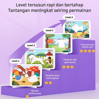 Pinwheel Magnetic Tangrams Deluxe Set Permainan Edukasi Latih Imajinasi Logika 3 Tahun Ke Atas