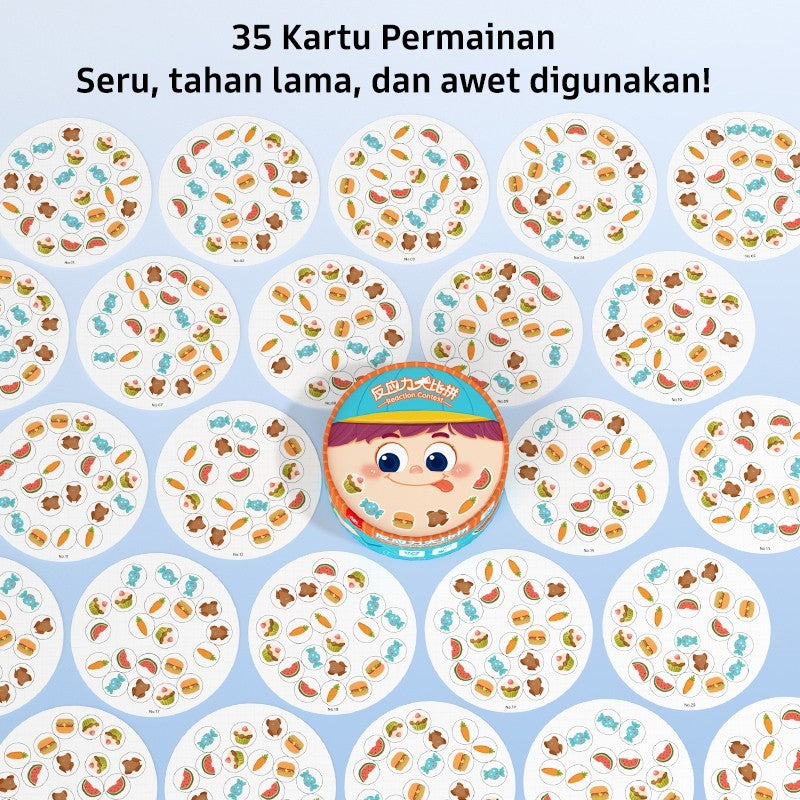 Pinwheel Reaction Contest Mainan Edukasi Latih Reaksi Konsentrasi Pengamatan Anak 3 Tahun Ke Atas