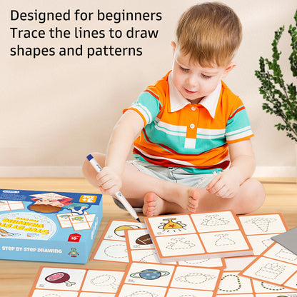 Pinwheel Step by Step Drawing Mainan Edukasi Belajar Menggambar Anak Papan Lukis 3 Tahun Ke Atas