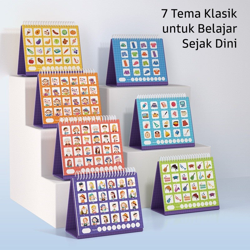 Pinwheel Guess Who I Am Mainan Edukatif Tebak Tebakan Keluarga Latihan Berbicara dan Logika