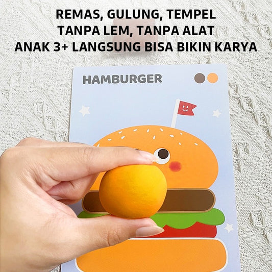 Pinwheel Creative Clay Painting DIY Mainan Edukasi Plastisin Anak Latih Imajinasi 3 Tahun Ke Atas