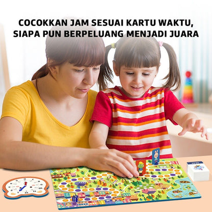 Pinwheel Permainan Lomba Kura-kura dan Kelinci Mainan Edukasi Interaksi Orang Tua Anak Usia 3 Tahun