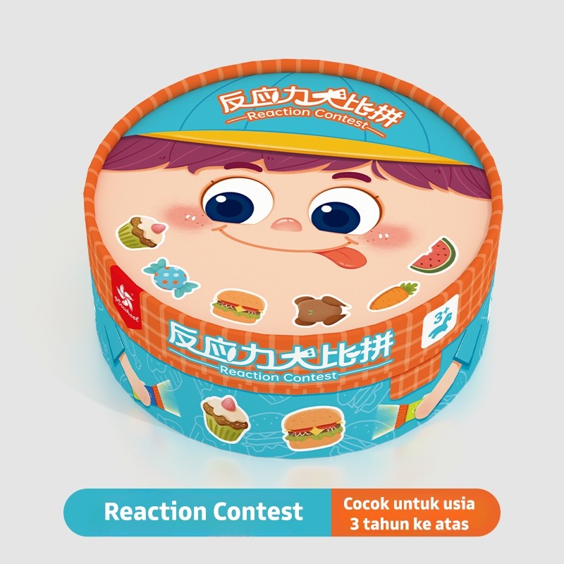 Pinwheel Reaction Contest Mainan Edukasi Latih Reaksi Konsentrasi Pengamatan Anak 3 Tahun Ke Atas