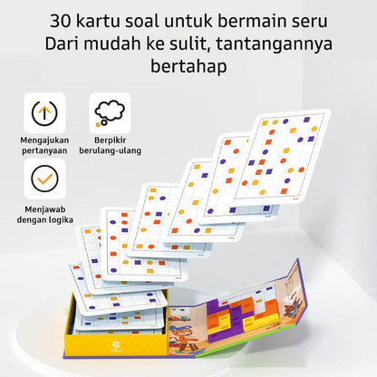 Pinwheel Mainan Edukasi Bentuk L Magnetik Latih Logika Penalaran Geometri Anak 4 Tahun Ke Atas