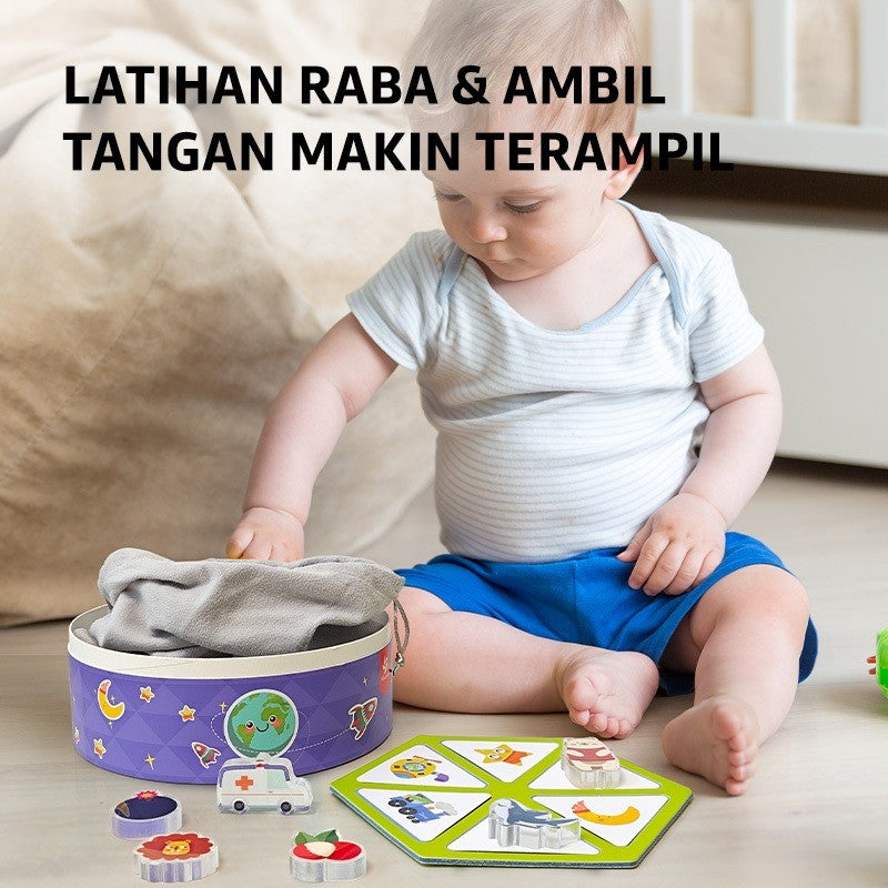 Pinwheel Touch and Match Mainan Sensorik Montessori Latihan Sentuh Cocokkan Usia 2 Tahun Ke Atas