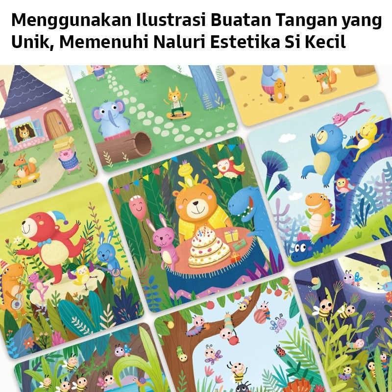 Pinwheel Mainan Edukasi Papan Kayu Seri Hewan Latih Warna Angka Logika Motorik Halus 3 Tahun Ke Atas