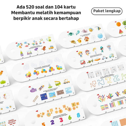 Pinwheel String It Mainan Tali Edukasi Latih Logika Pengamatan Koordinasi Tangan Mata Anak 3 Tahun