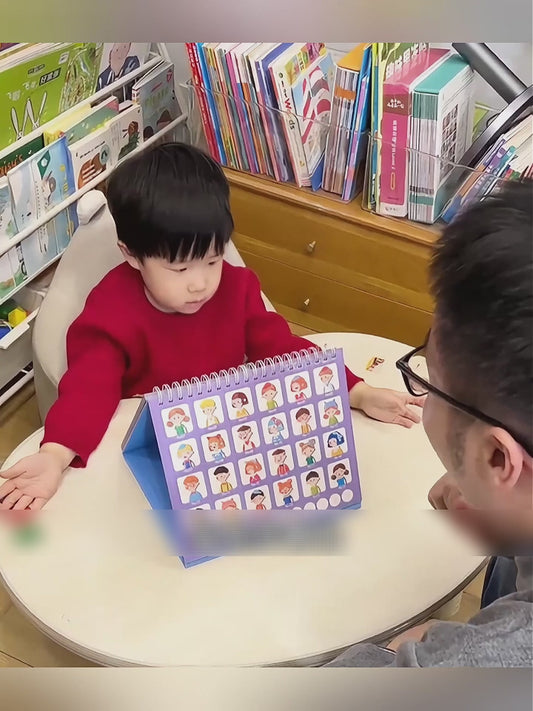 Pinwheel Guess Who I Am Mainan Edukatif Tebak Tebakan Keluarga Latihan Berbicara dan Logika